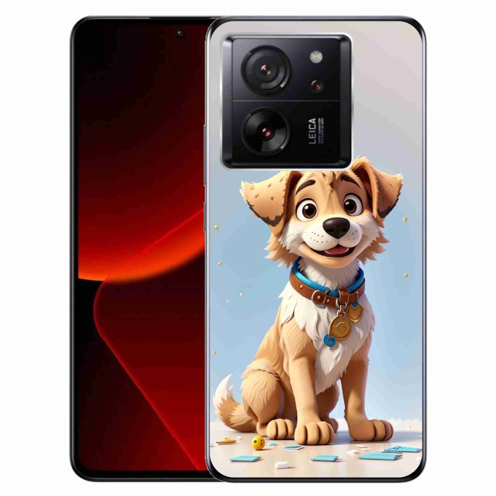Gelový kryt mmCase na Xiaomi 13T/13T Pro - kreslené štěně