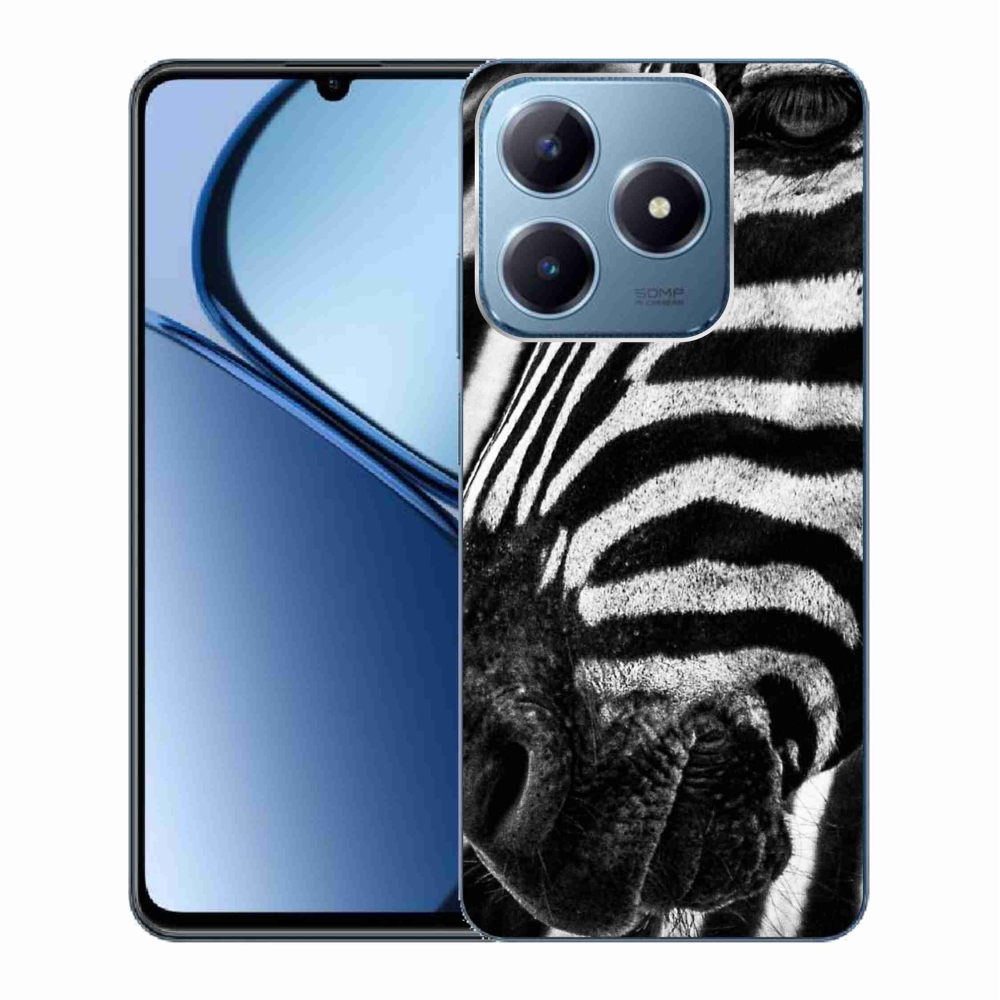 Gelový kryt mmCase na Realme C63 - zebra
