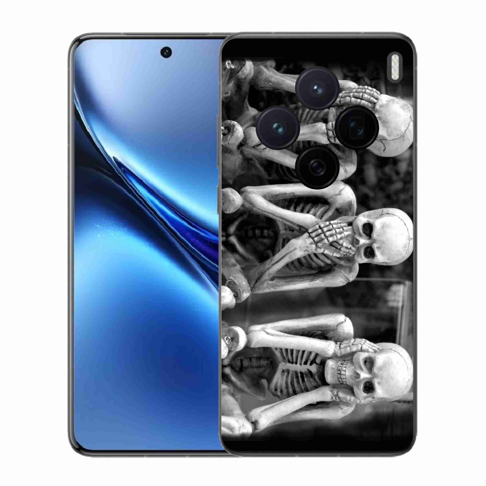 Gelový kryt mmCase na Vivo X200 5G - kostlivci