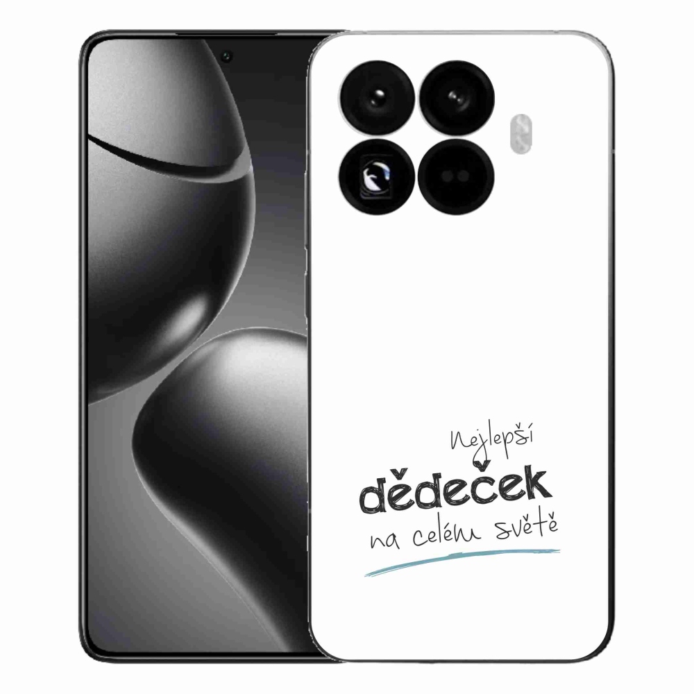 Gelový kryt mmCase na Xiaomi 15T Pro - nejlepší dědeček 3 bílé pozadí