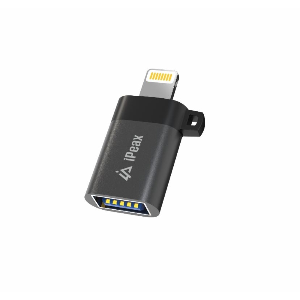 iPEAX Adaptér OTG Lightning / USB-A (samice) - černý