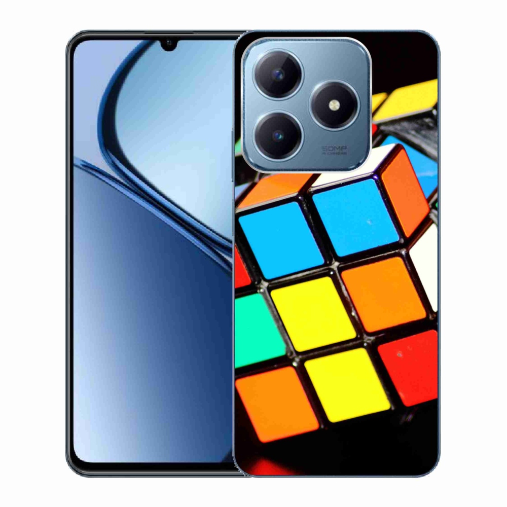 Gelový obal mmCase na Realme C63 - rubikova kostka