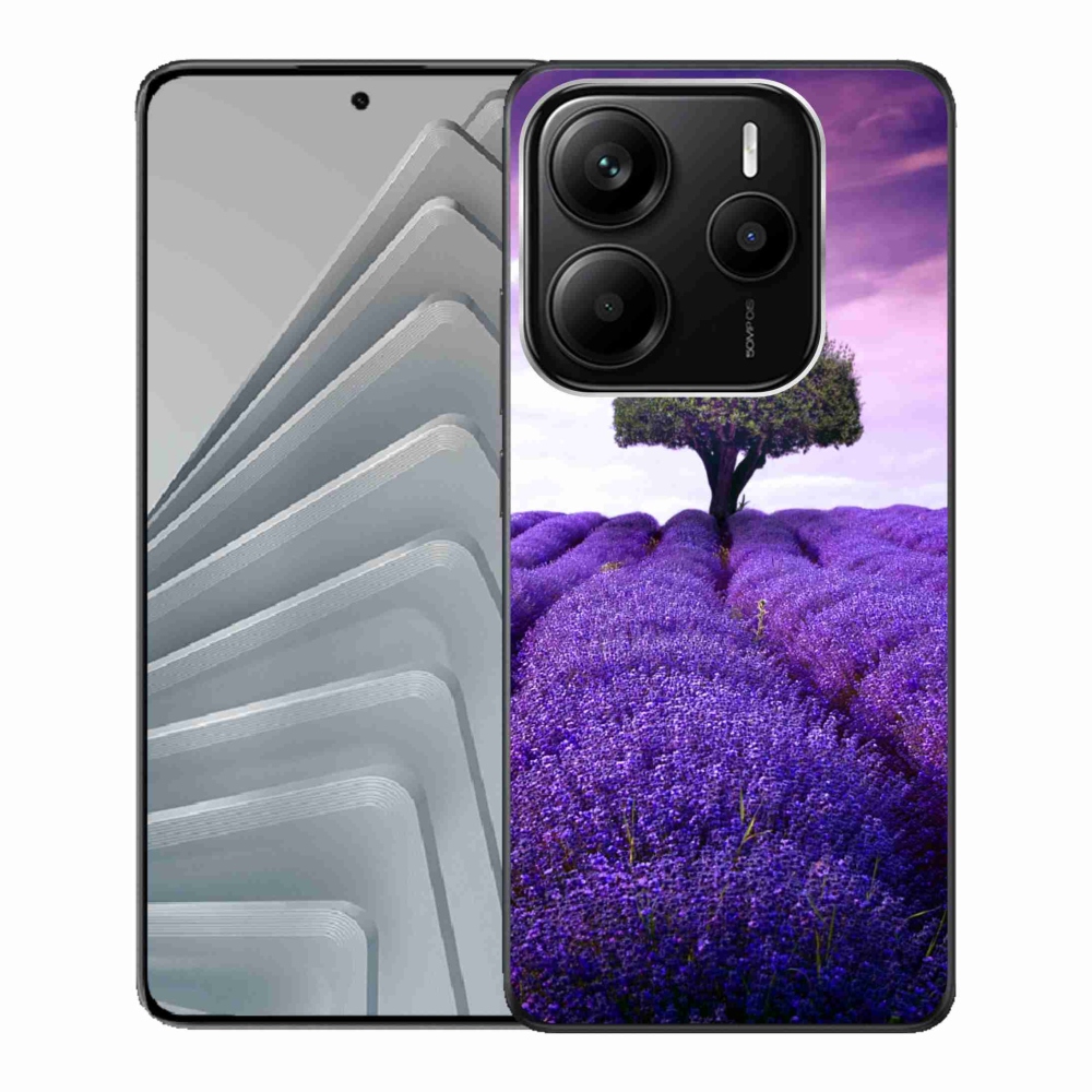 Gelový kryt mmCase na Xiaomi Redmi Note 14 5G - levandulová louka