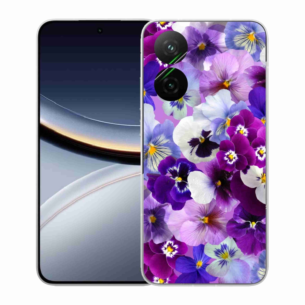 Gelový kryt mmCase na Xiaomi Poco F7 5G - květiny 9