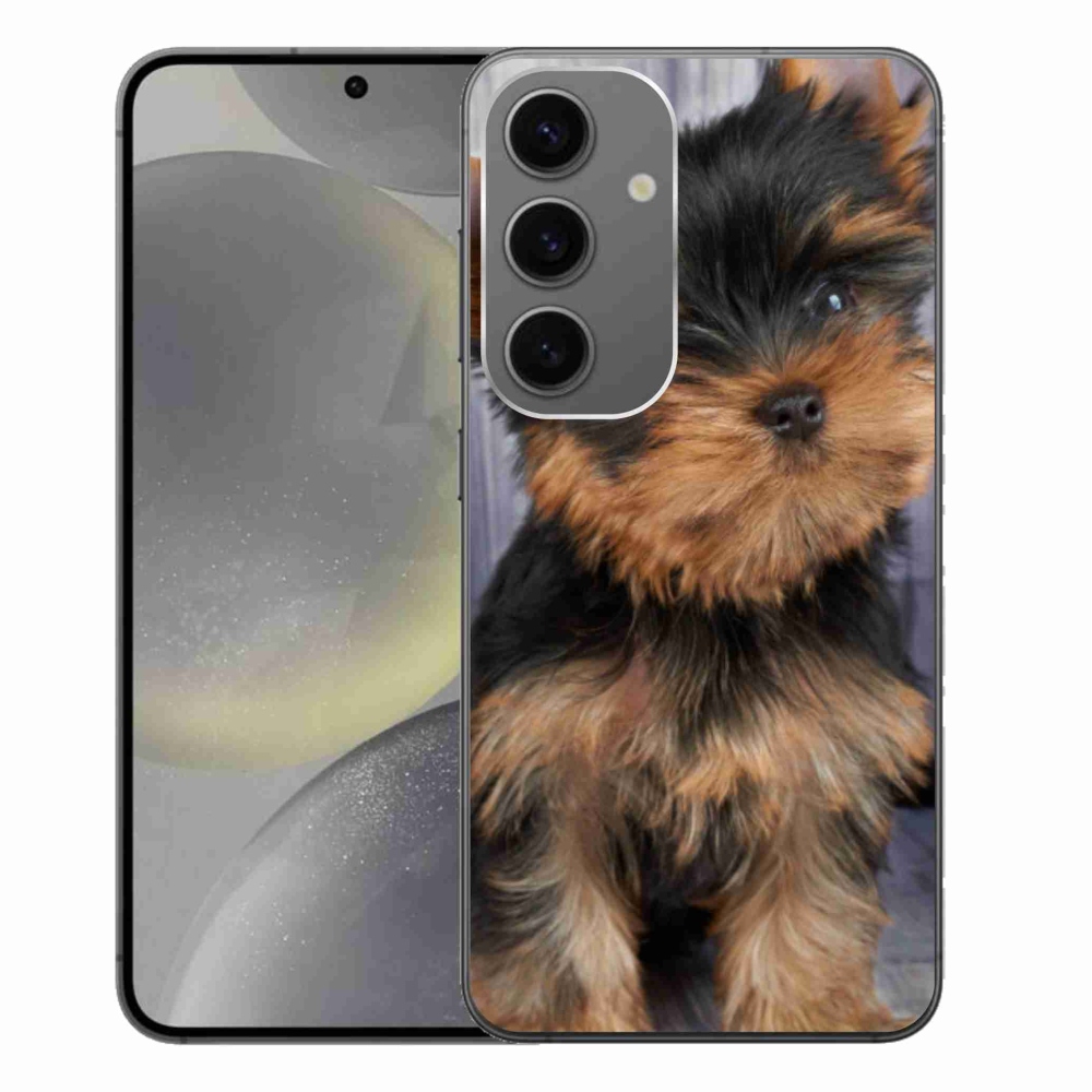Gelový obal mmCase na Samsung Galaxy S24+ - jorkšír 9