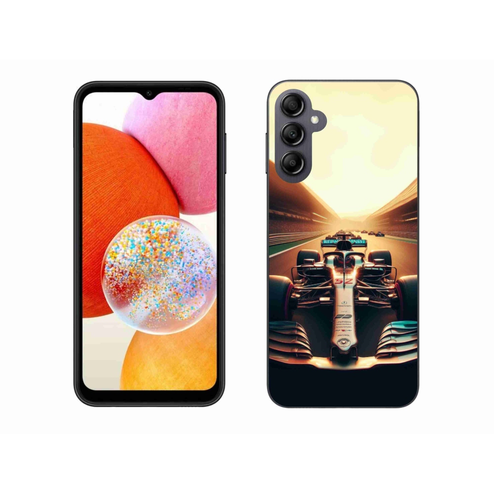 Gelový kryt mmCase na Samsung Galaxy A14 4G/5G - formule 1