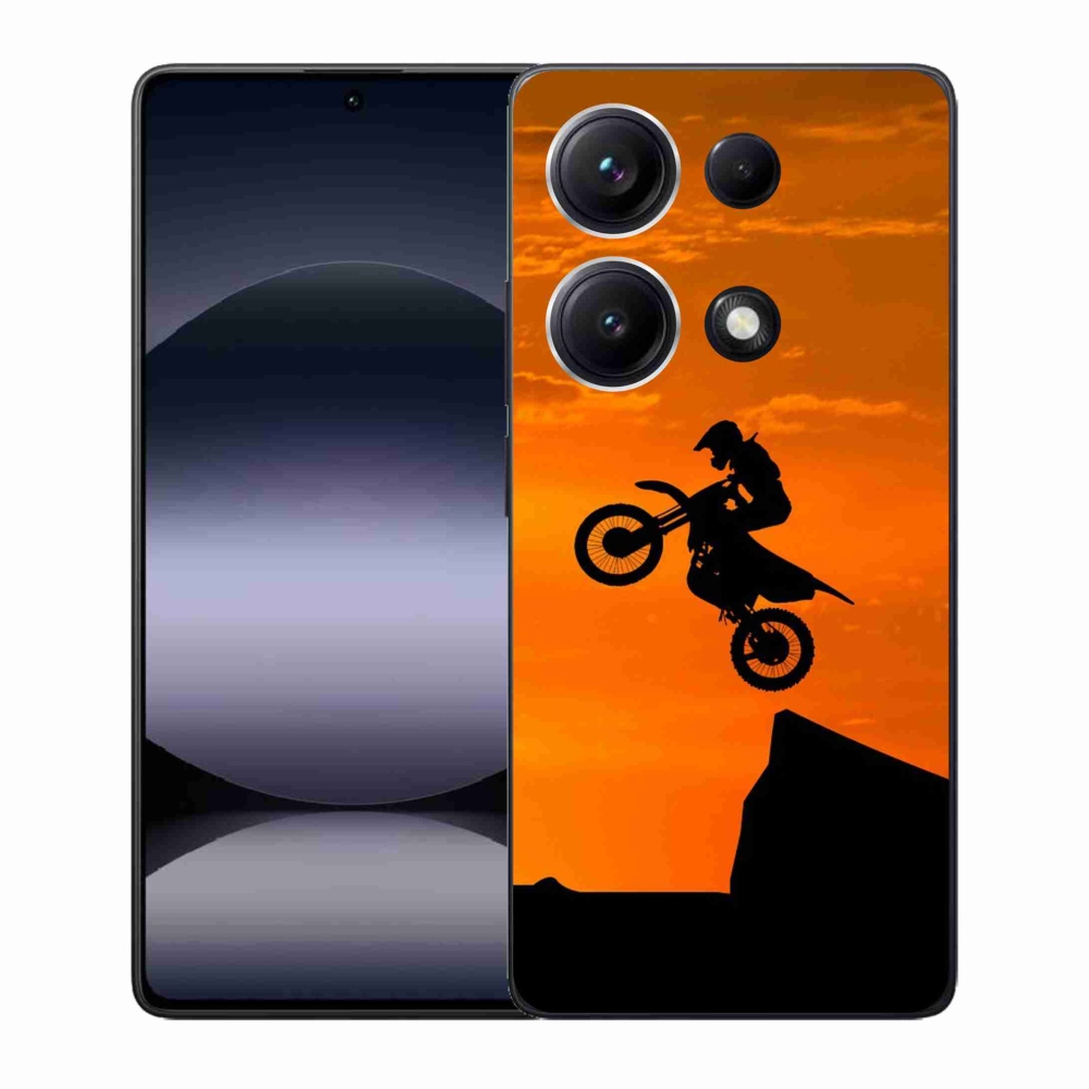 Gelový kryt mmCase na Xiaomi Redmi Note 14S - motocross