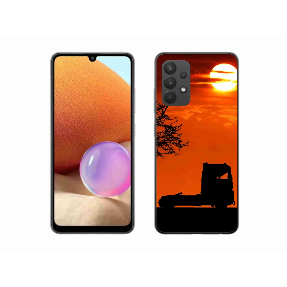 Gelový kryt mmCase na Samsung Galaxy A32 4G - kamion 3