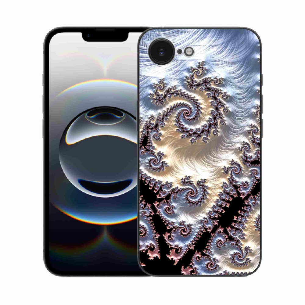 Gelový kryt mmCase na iPhone 16e - abstraktní motiv 22