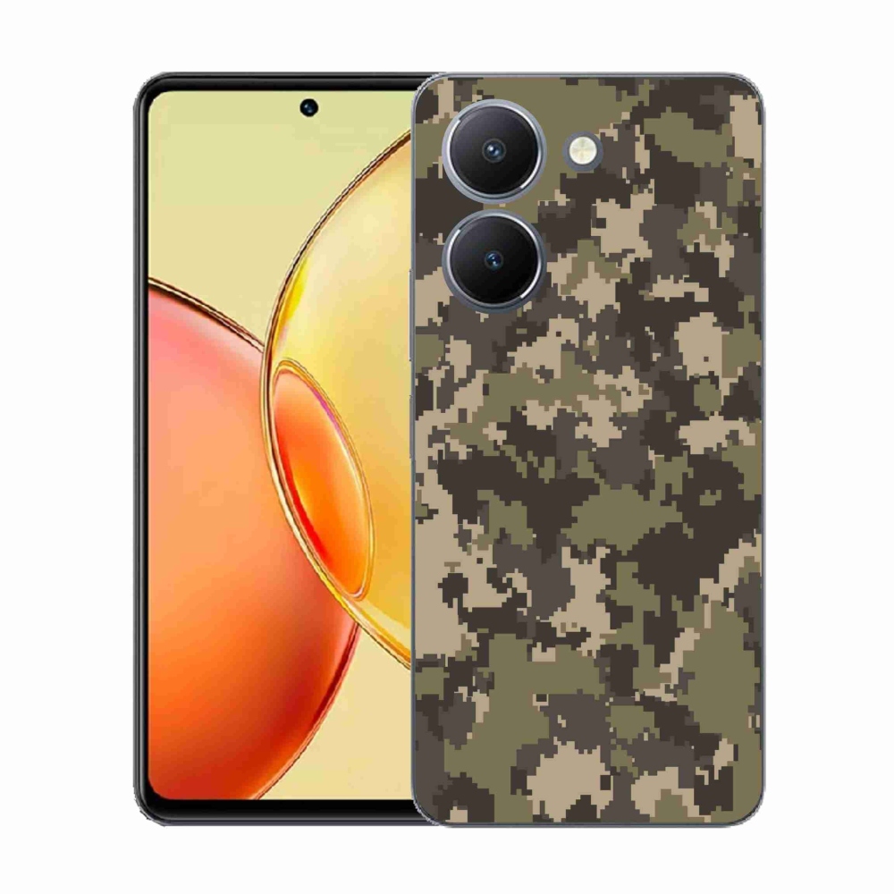 Gelový kryt mmCase na Vivo Y36 - maskáčový vzor 12