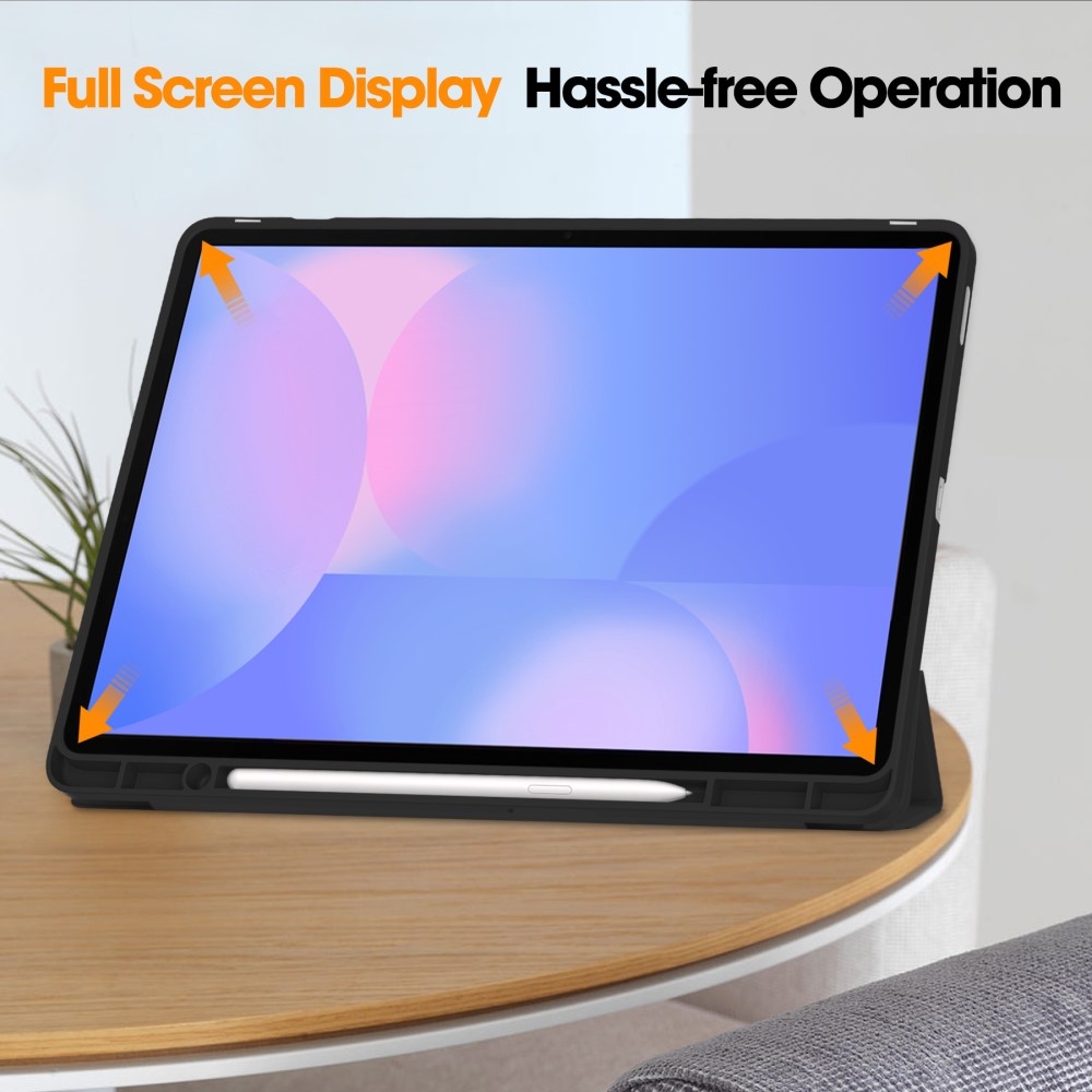 Cases chytré zavírací pouzdro na Samsung Galaxy Tab S10 FE+ - černé