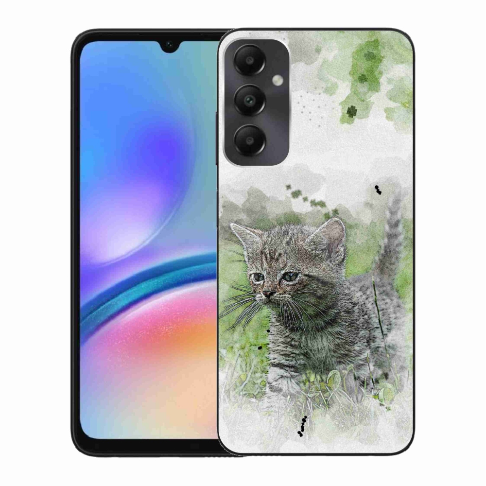 Gelový kryt mmCase na Samsung Galaxy A05s - roztomilé kotě 1
