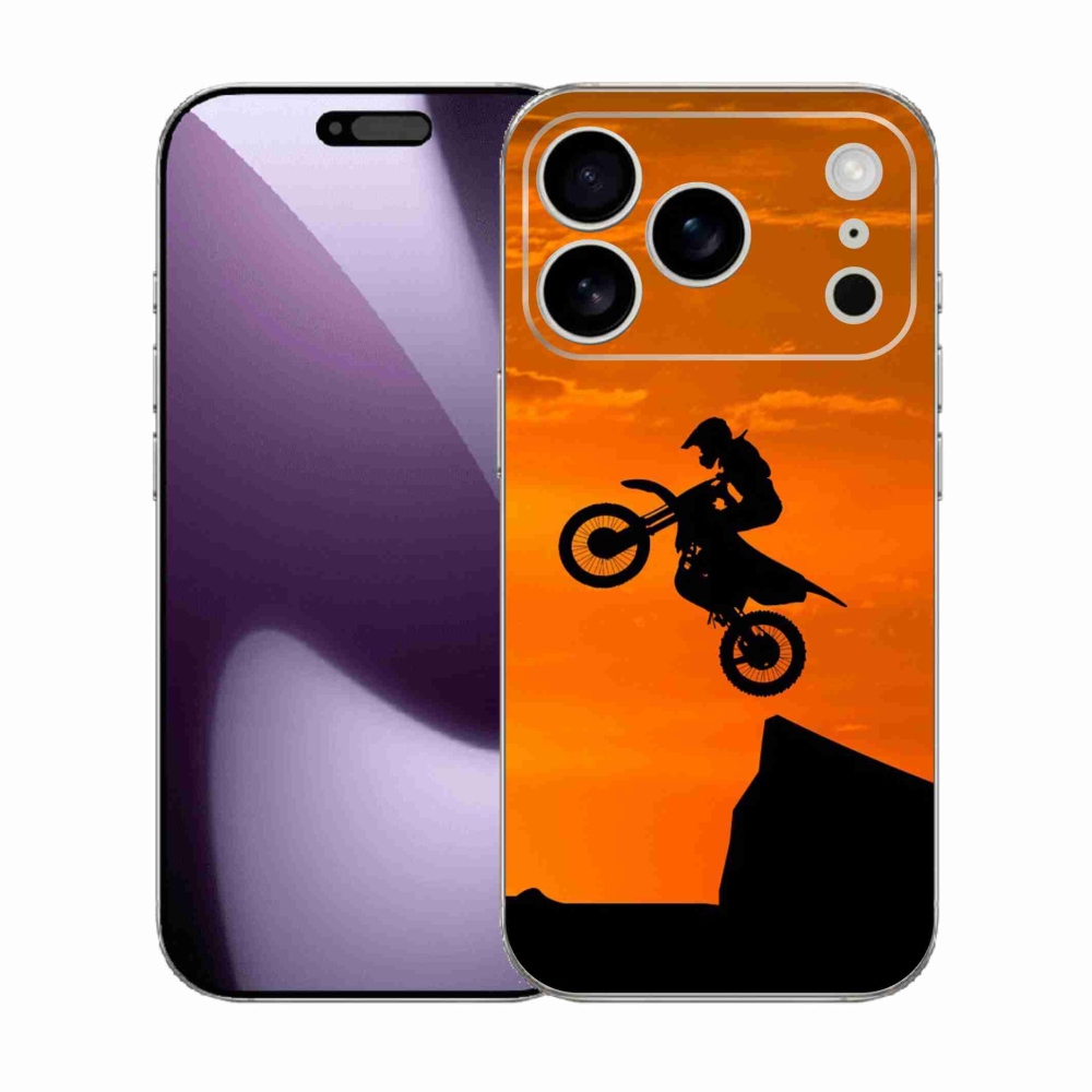Gelový kryt mmCase na iPhone 17 Pro - motocross