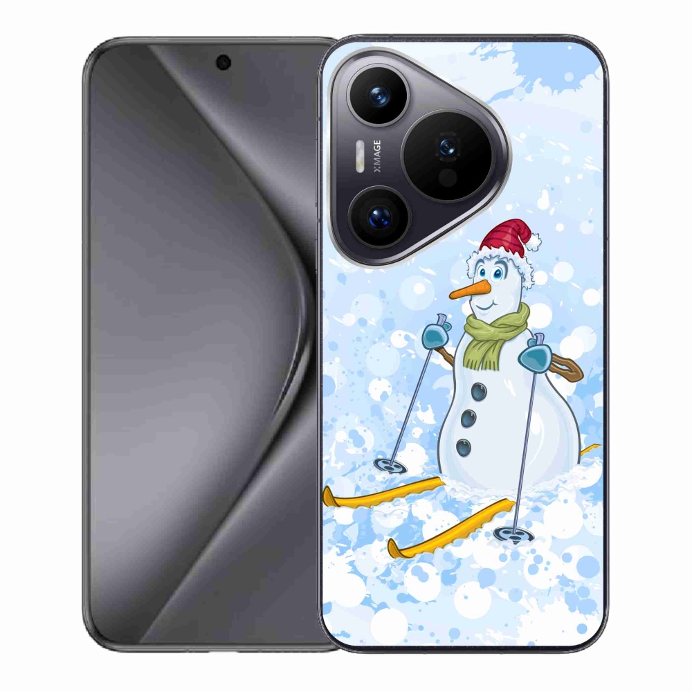 Gelový kryt mmCase na Huawei Pura 70 - sněhulák