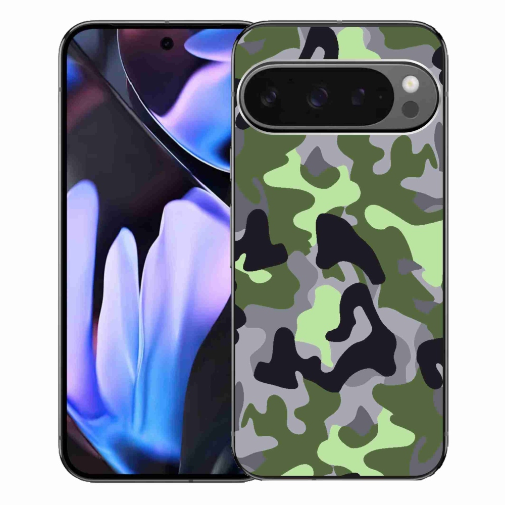 Gelový kryt mmCase na Google Pixel 9 Pro XL - maskáčový vzor 7