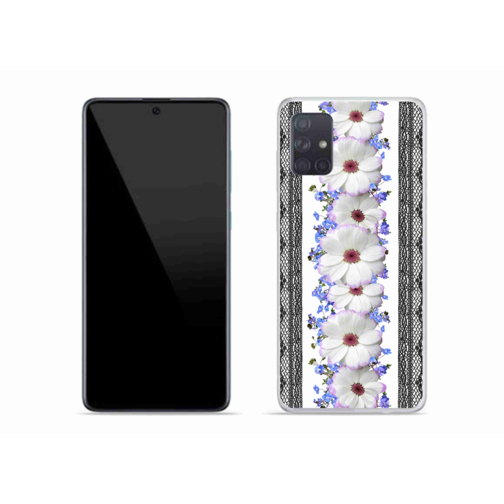 Gelový kryt mmCase na Samsung Galaxy A51 - květiny 8