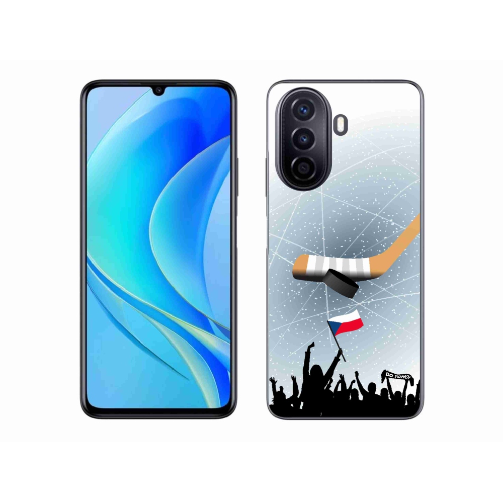 Gelový kryt mmCase na Huawei Nova Y70 - fanoušci hokeje