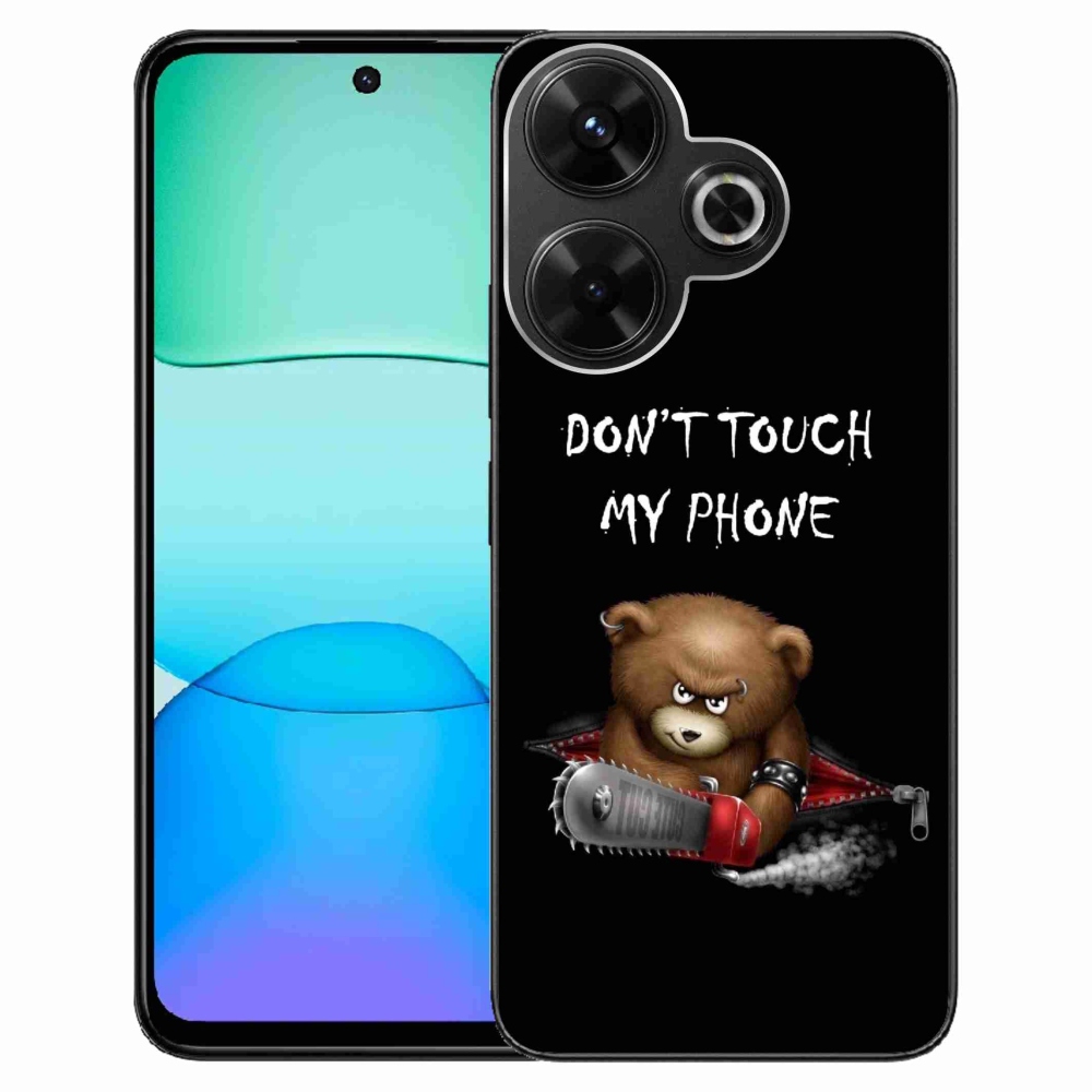 Gelový kryt mmCase na Xiaomi Redmi 13 4G/Poco M6 4G - nesahej na telefon