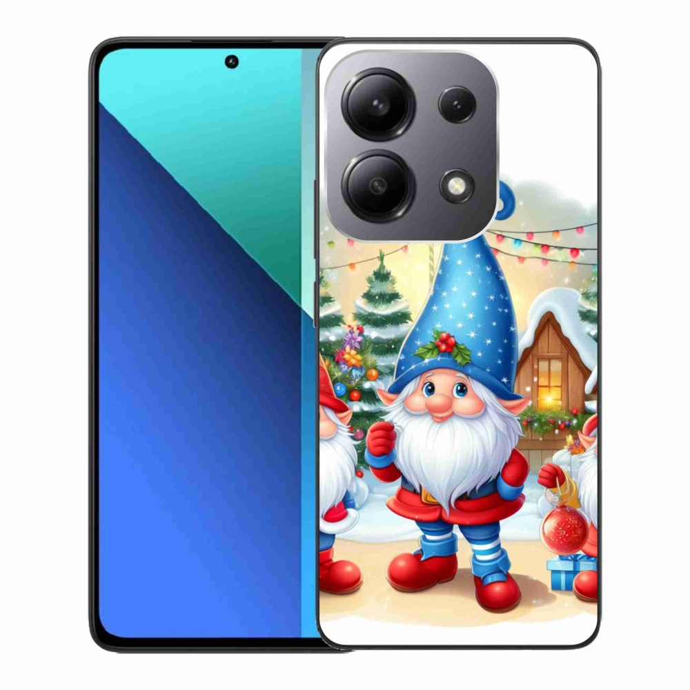 Gelový kryt mmCase na Xiaomi Redmi Note 13 - vánoční skřítci