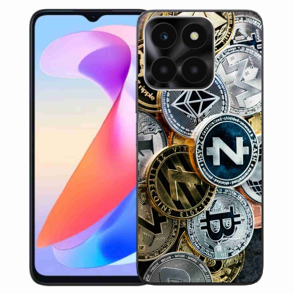 Gelový kryt mmCase na Honor X6a - kryptoměny
