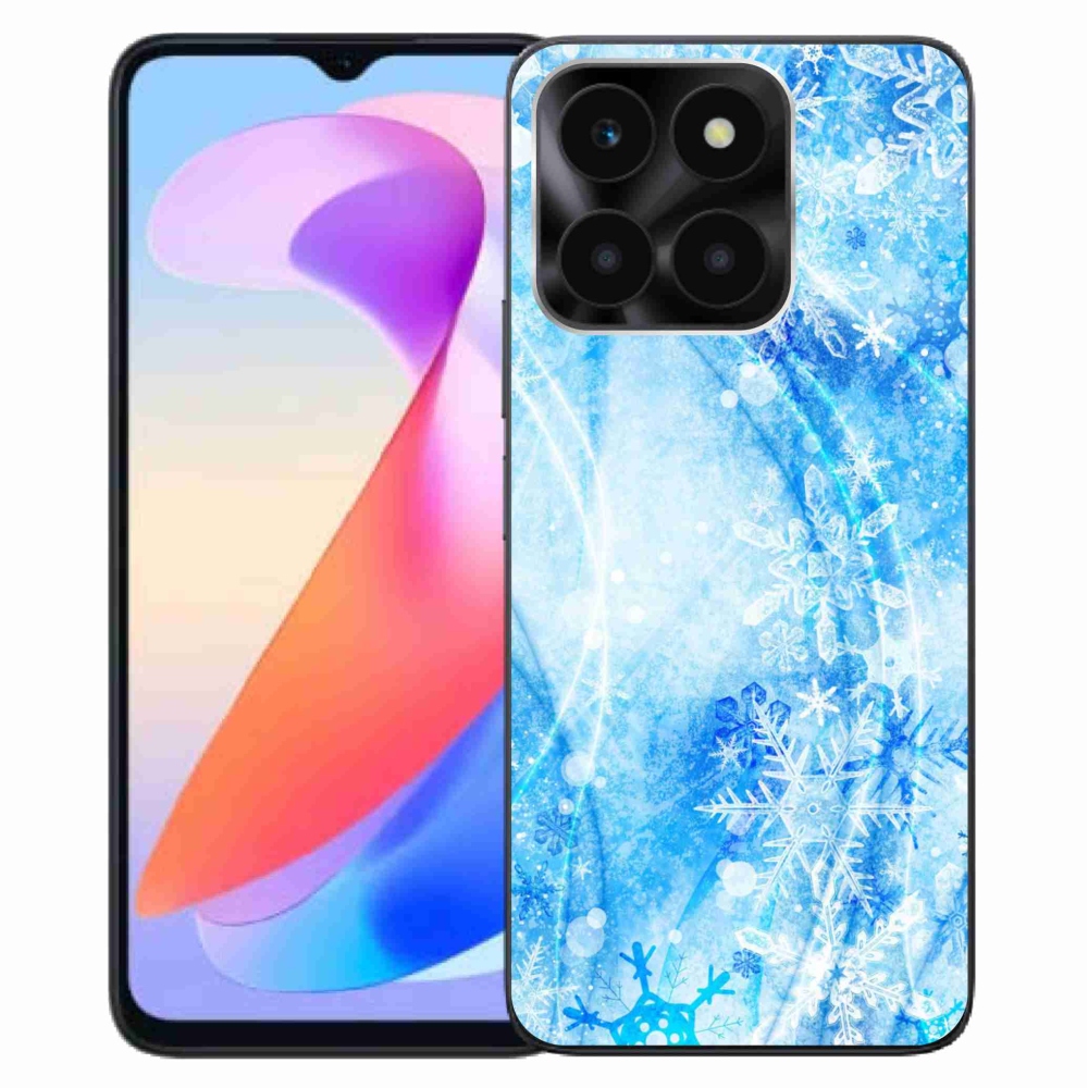 Gelový kryt mmCase na Honor X6a - sněhové vločky