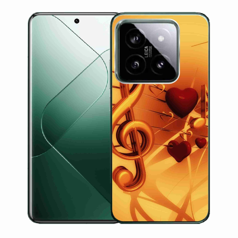 Gelový kryt mmCase na Xiaomi 14 - noty