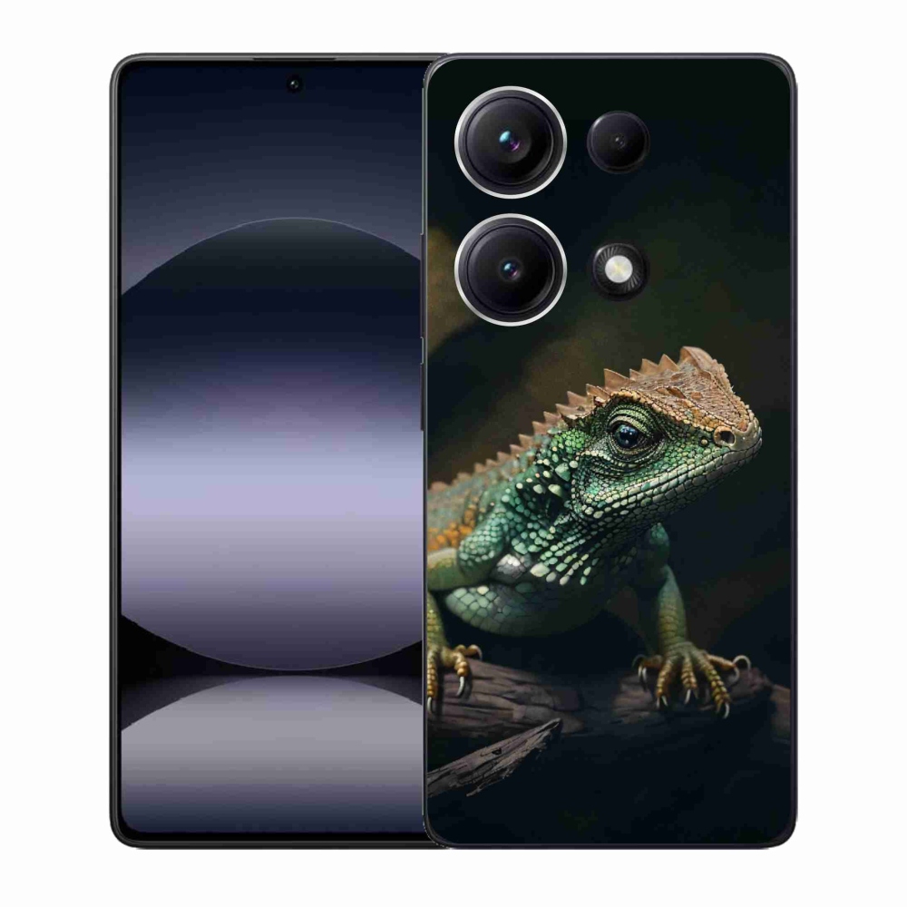Gelový kryt mmCase na Xiaomi Redmi Note 14S - ještěr