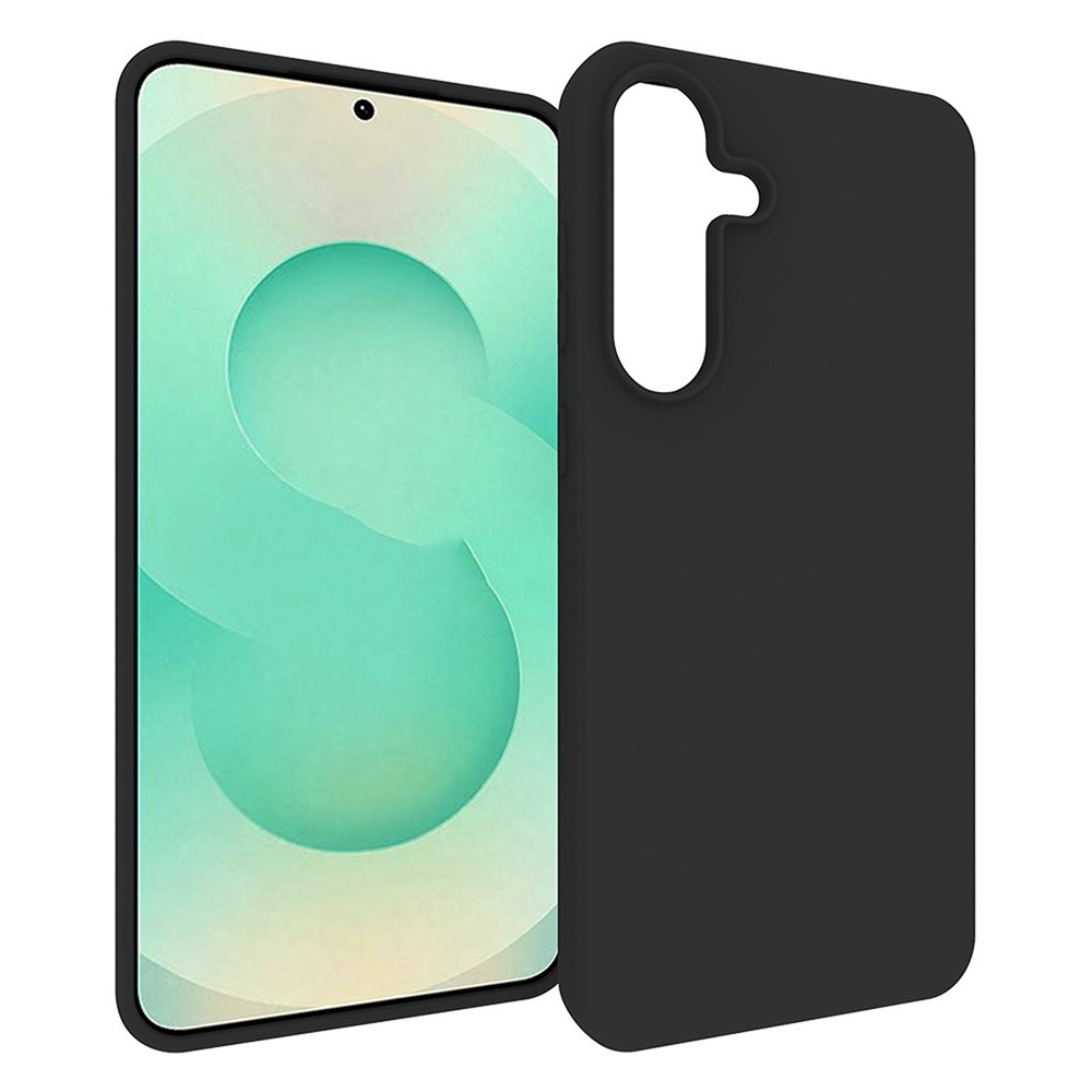 Matný gelový obal na mobil Samsung Galaxy S25 FE - černý