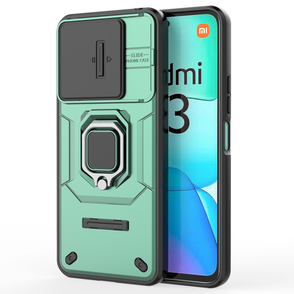 Lens odolný hybridní kryt na Xiaomi Redmi 13 4G/Poco M6 4G - zelený