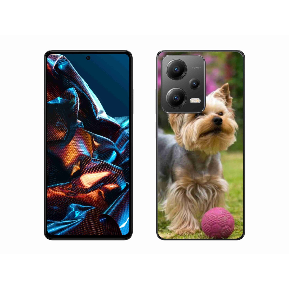 Gelový obal mmCase na mobil Xiaomi Redmi Note 12 Pro 5G - jorkšír 4