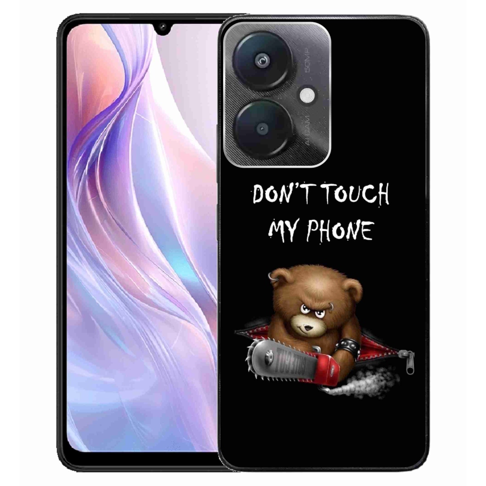 Gelový kryt mmCase na Xiaomi Redmi 13C 5G - nesahej na telefon