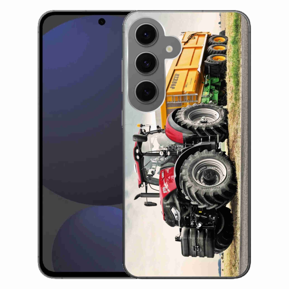 Gelový kryt mmCase na Samsung Galaxy S24 FE - traktor 3