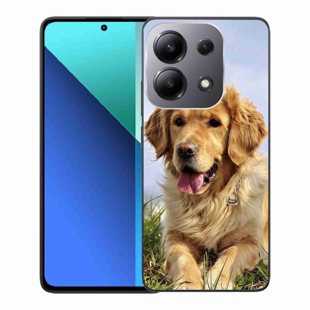 Gelový obal mmCase na Xiaomi Redmi Note 13 - zlatý retrívr