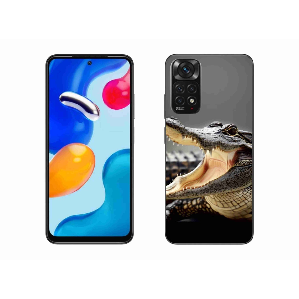 Gelový kryt mmCase na Xiaomi Redmi Note 11S 4G - krokodýl