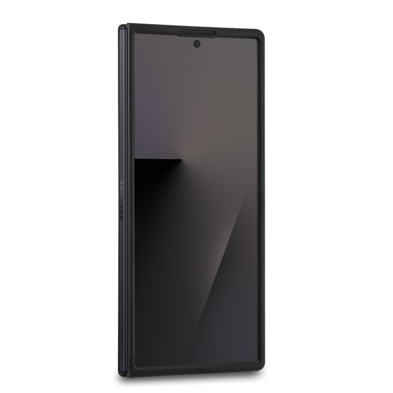 Guess PU Leather 4G Colored Ring Magnetic Zadní Kryt pro Samsung Galaxy Z Fold 7 Black
