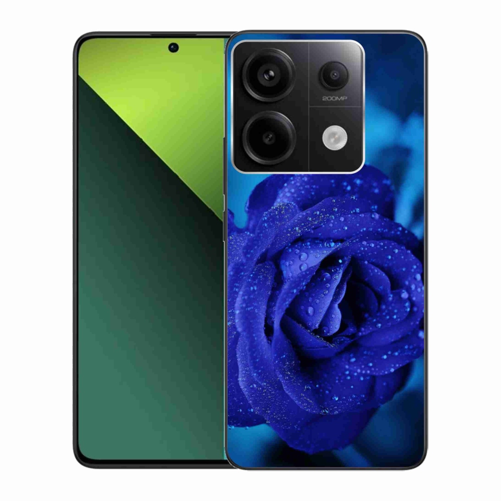 Gelový obal mmCase na Xiaomi Redmi Note 13 Pro 5G/Poco X6 5G - modrá růže