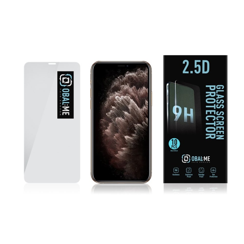 OBAL:ME Multipack 2.5D Tvrzené Sklo pro Apple iPhone 11 Pro/ XS/X Clear (10ks)
