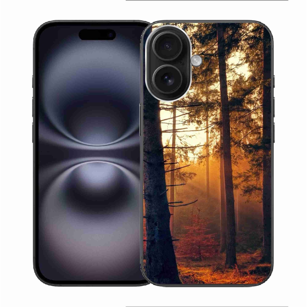 Gelový obal mmCase na iPhone 16 - les