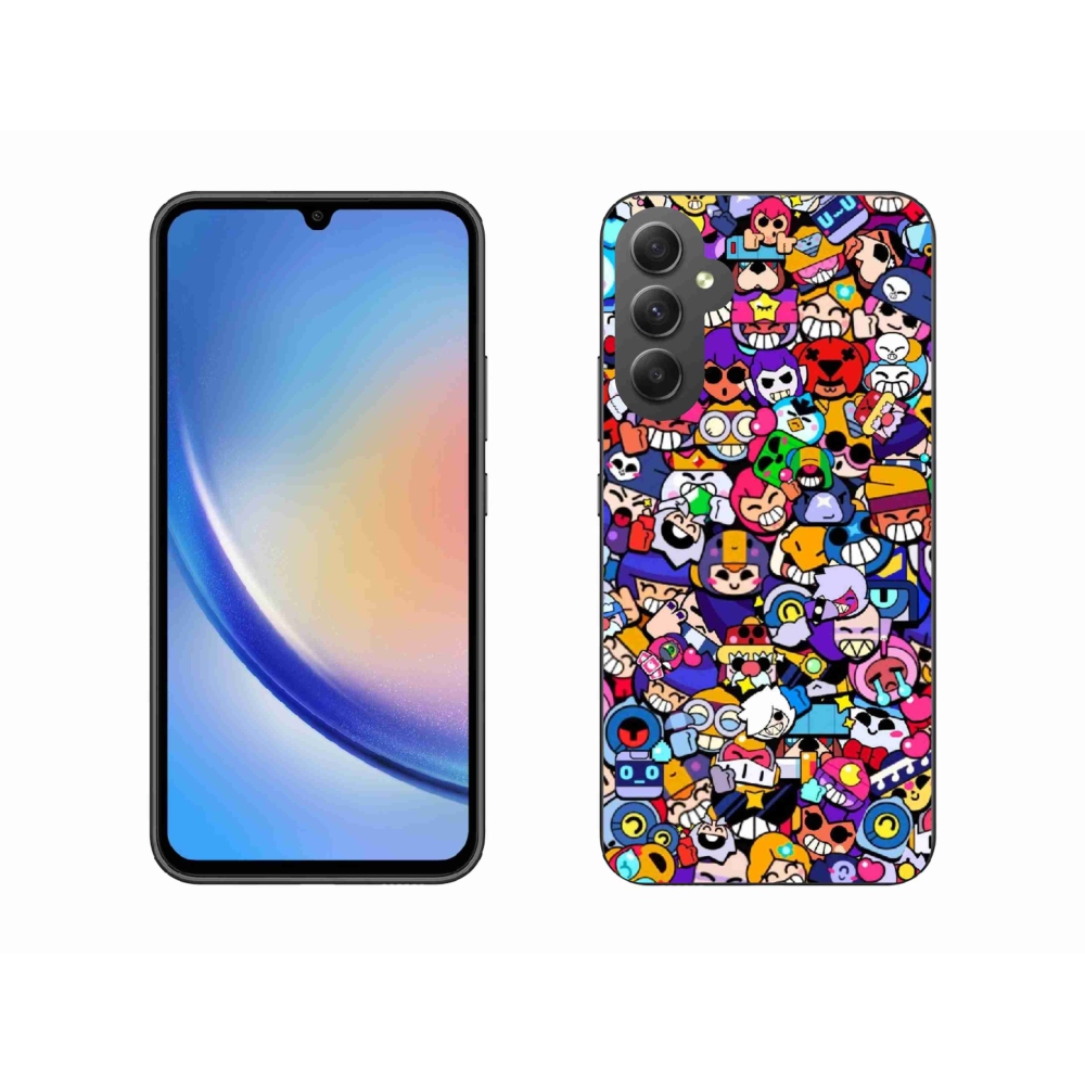 Gelový kryt mmCase na Samsung Galaxy A34 5G - brawl stars 2