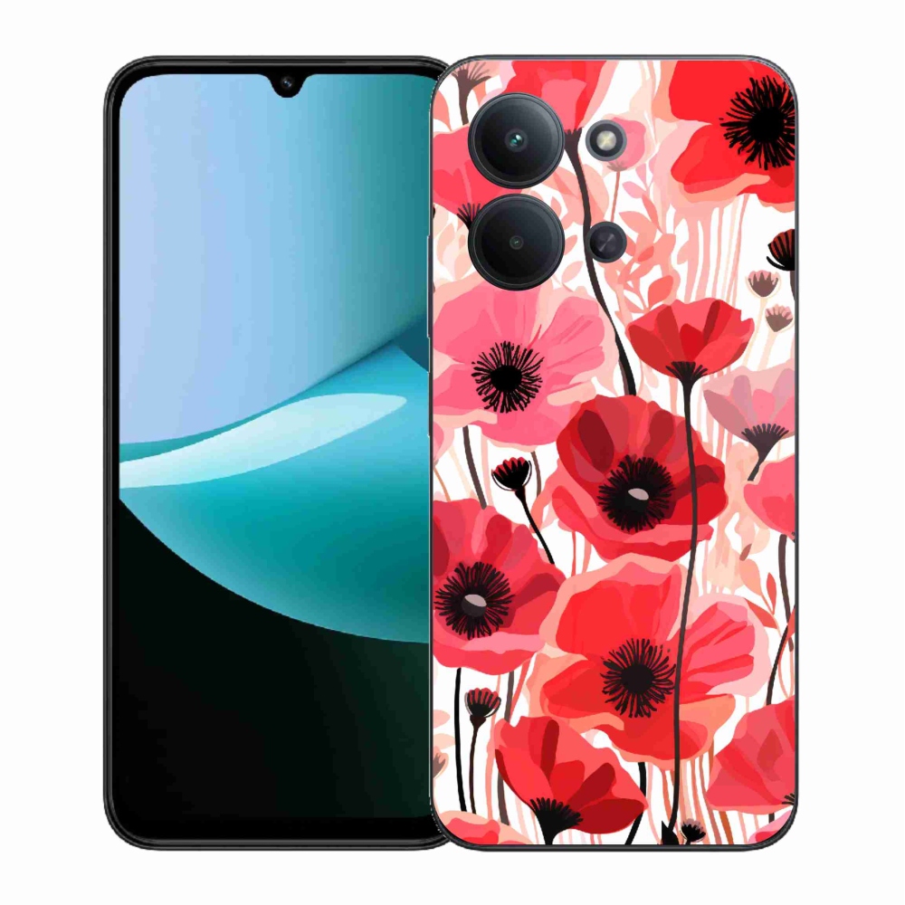 Gelový kryt mmCase na Xiaomi Redmi 15C 4G (171mm)/Poco C85 4G (171mm) - vlčí mák 1