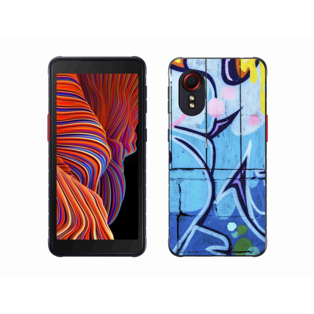 Gelový kryt mmCase na Samsung Galaxy Xcover 5 - graffiti