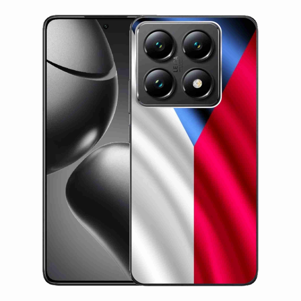 Gelový kryt mmCase na Xiaomi 14T Pro - česká vlajka