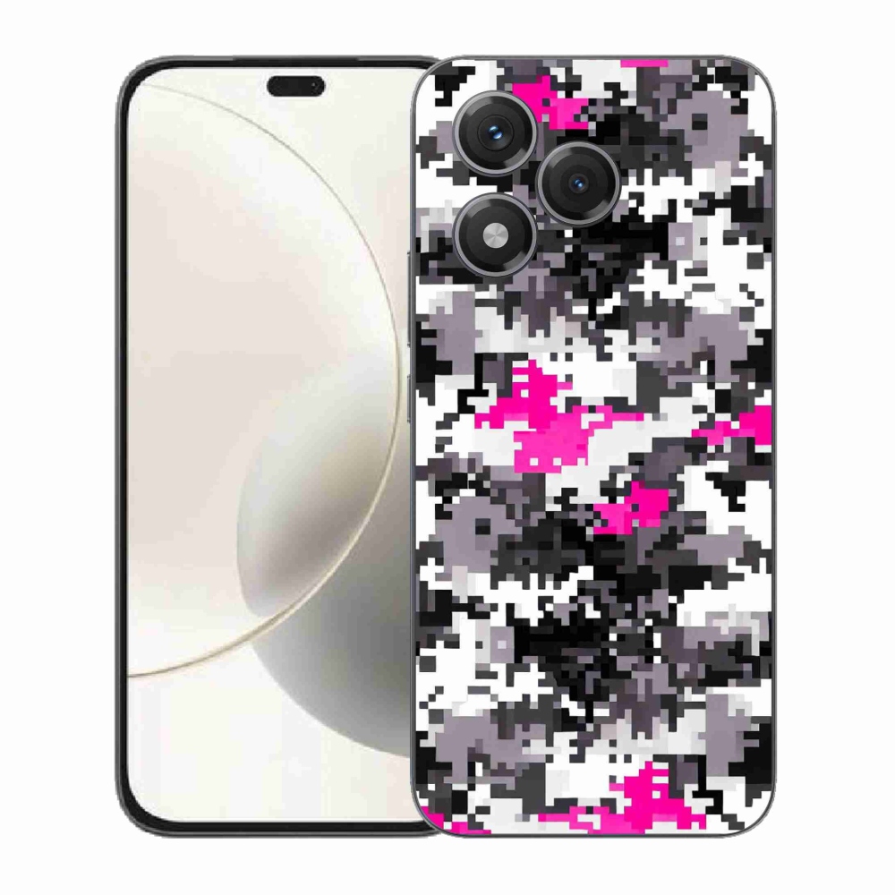 Gelový kryt mmCase na Honor 400 Lite - maskáčový vzor 4
