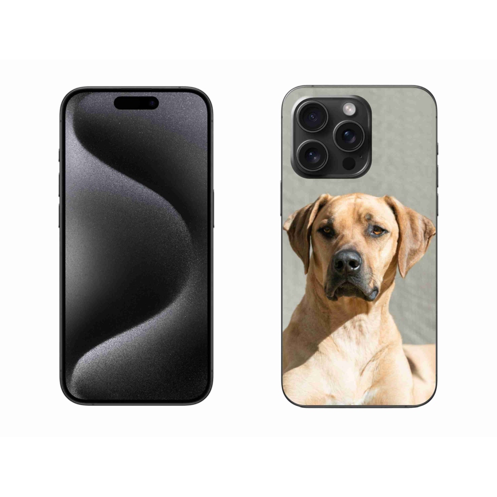 Gelový kryt mmCase na iPhone 15 Pro Max - ridgeback