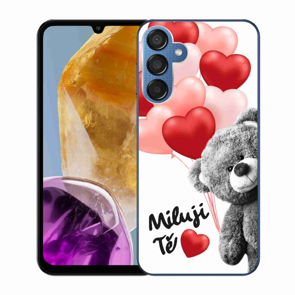 Gelový kryt mmCase na Samsung Galaxy M15 5G - miluji Tě