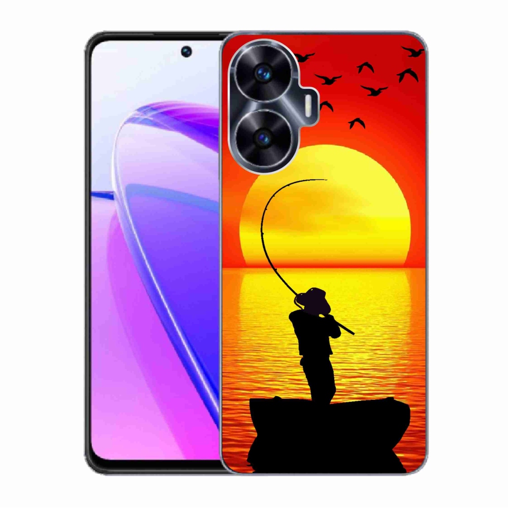 Gelový kryt mmCase na Realme C55 - rybaření