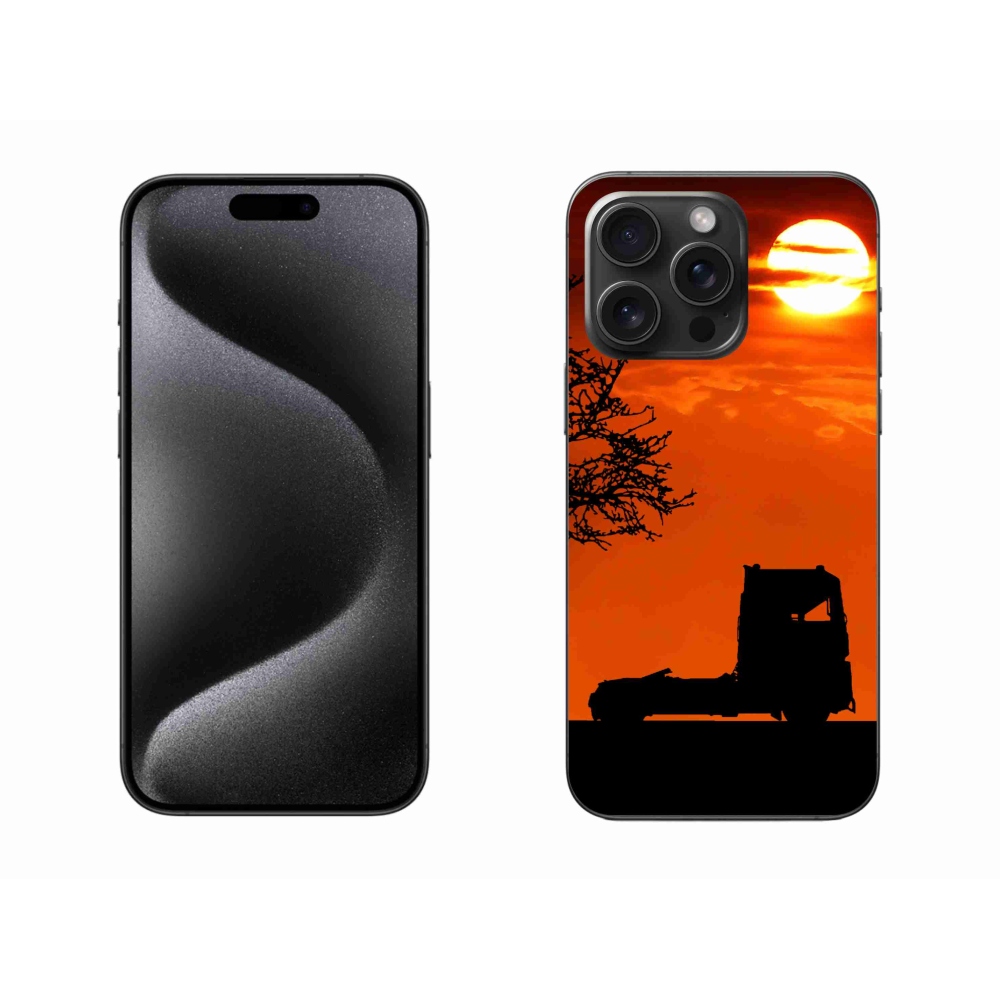Gelový kryt mmCase na iPhone 15 Pro Max - kamion 3