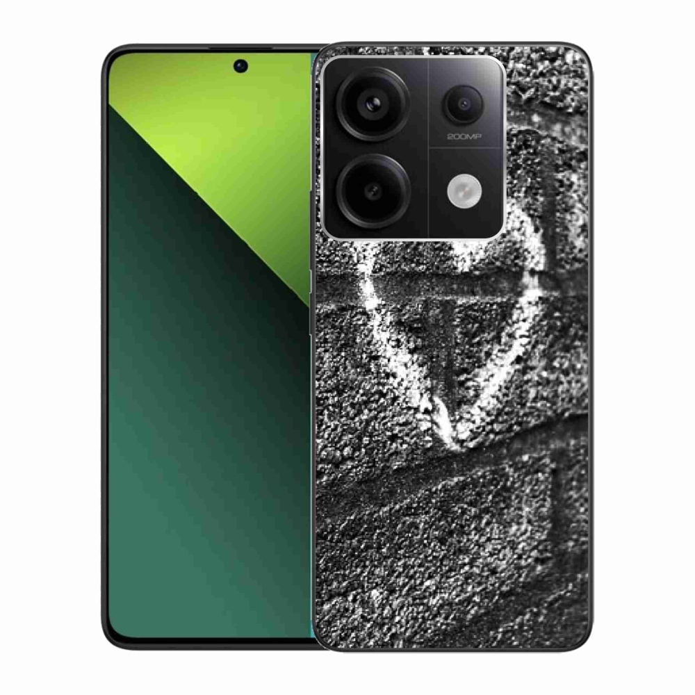 Gelový kryt mmCase na Xiaomi Redmi Note 13 Pro 5G/Poco X6 5G - srdce na zdi