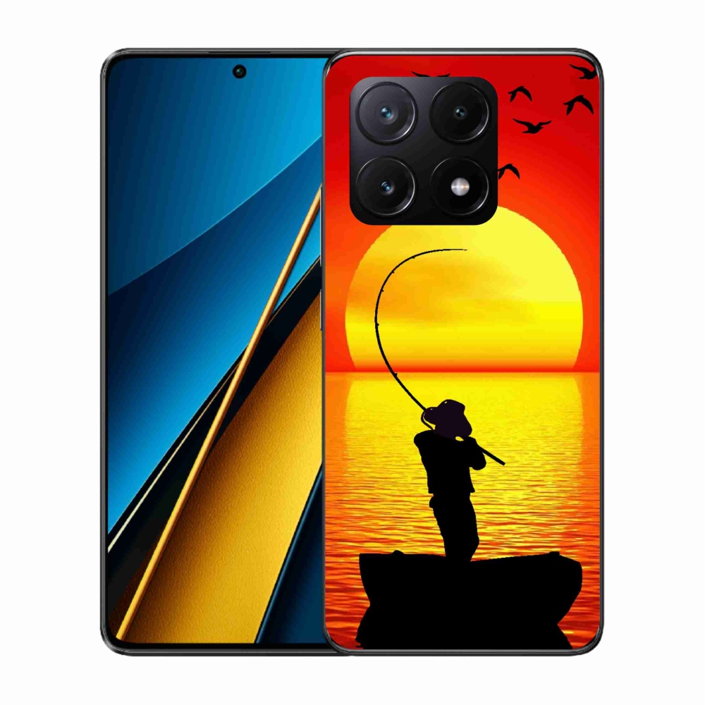 Gelový kryt mmCase na Xiaomi Poco X6 Pro 5G - rybaření