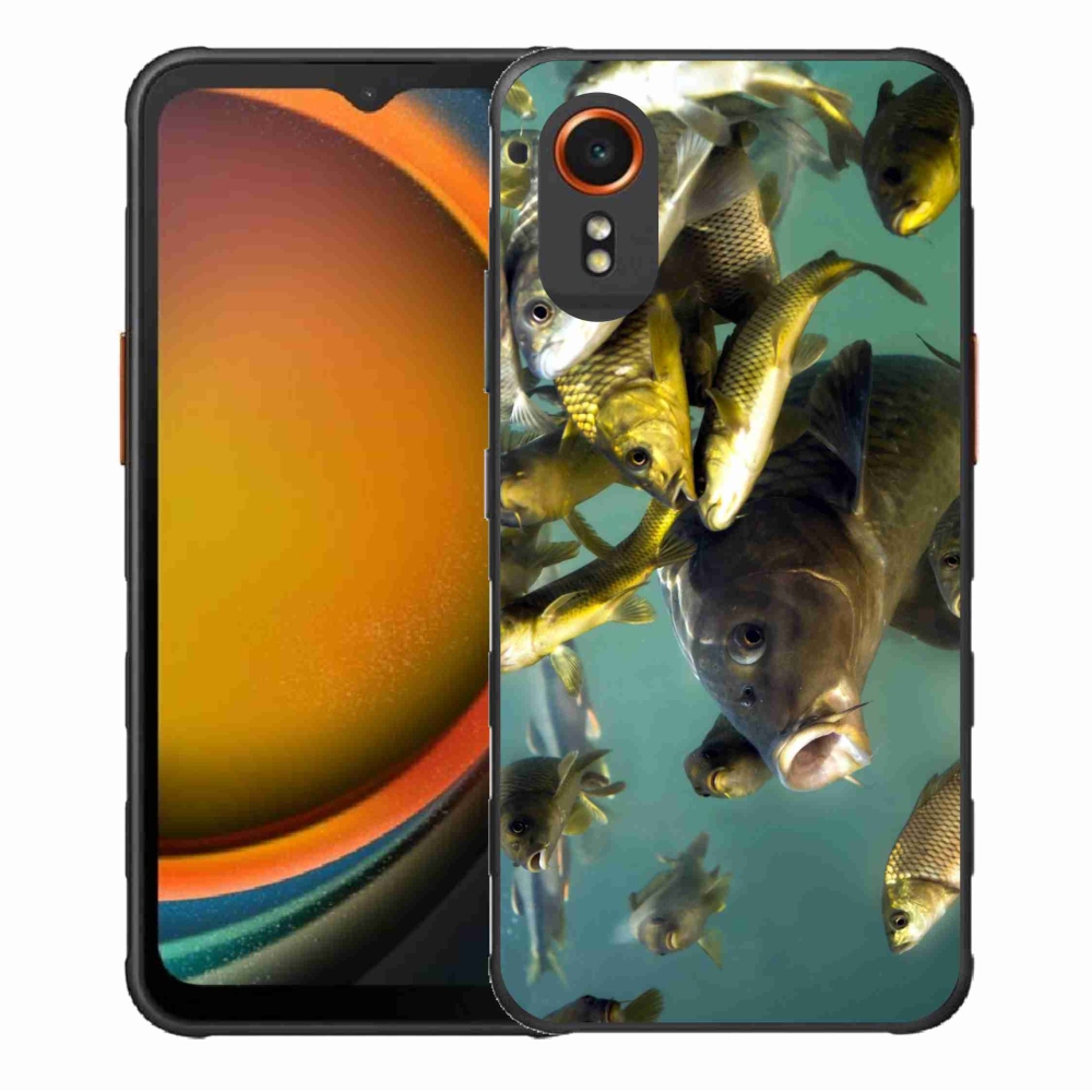 Gelový obal mmCase na Samsung Galaxy Xcover 7 - hejno ryb